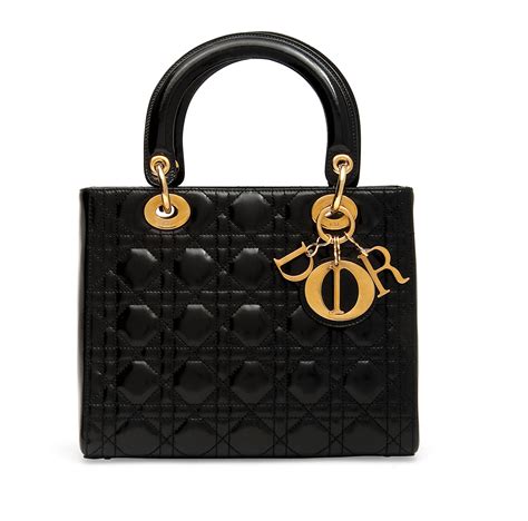 dior black patent handbag|christian dior small handbags black.